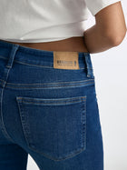 Metro Flare Jeans in Dark Distressed Denim - BROOKLYN INDUSTRIES