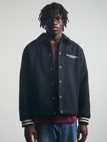Men's Brooklyn Bomber Jacket in Jet Black - BROOKLYN INDUSTRIES