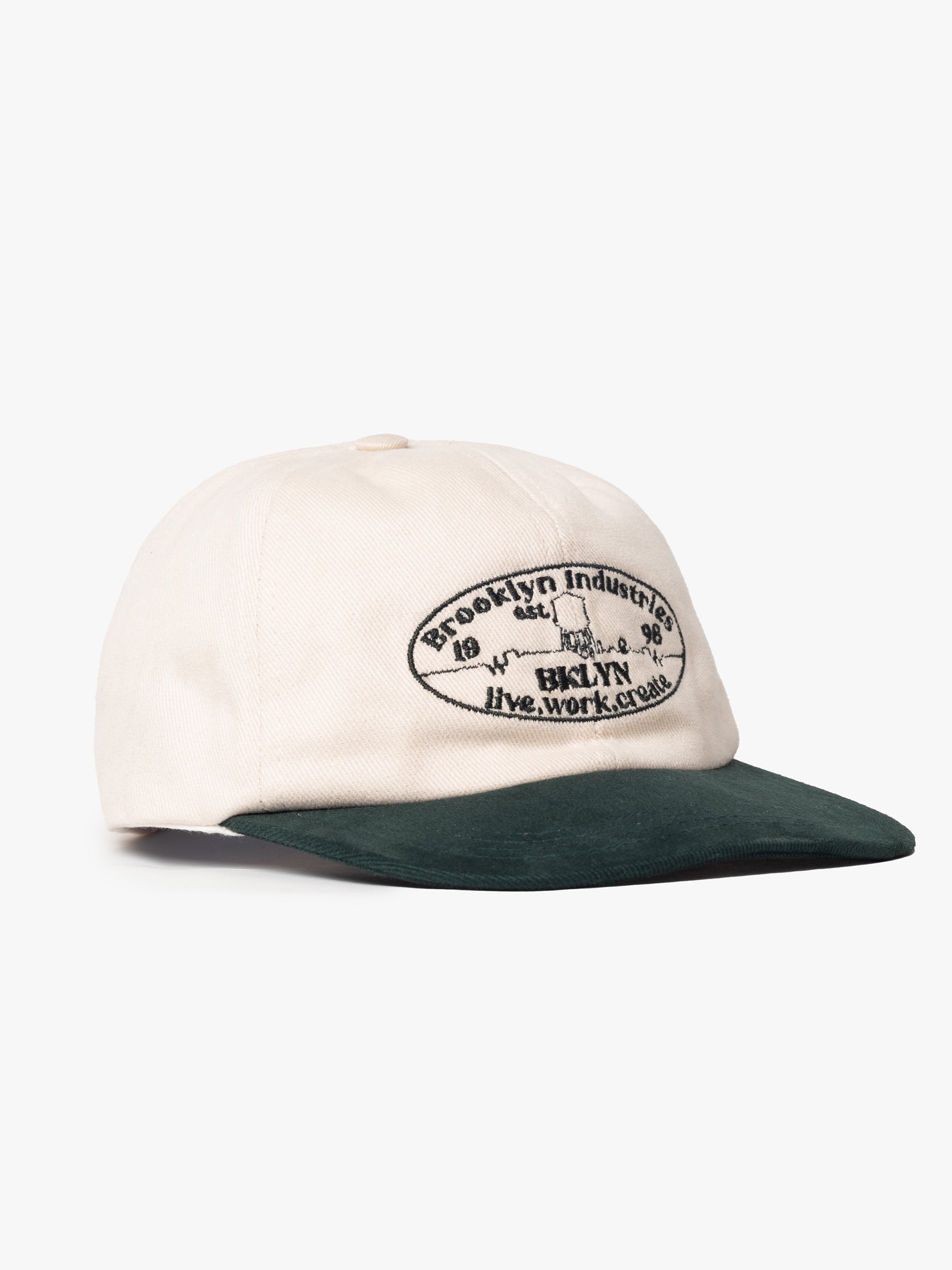 BKI Logo Cap in Beige - BROOKLYN INDUSTRIES