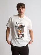 Men's Brooklyn Water Tower T-Shirt In Antique White - BROOKLYN INDUSTRIES