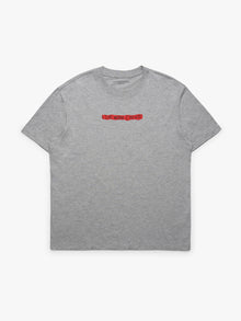 Men's Live Work Create T-Shirt in Mid Grey Melange