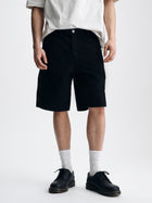 Men's Graham Cargo Shorts in Black Colored Ripstop - BROOKLYN INDUSTRIES