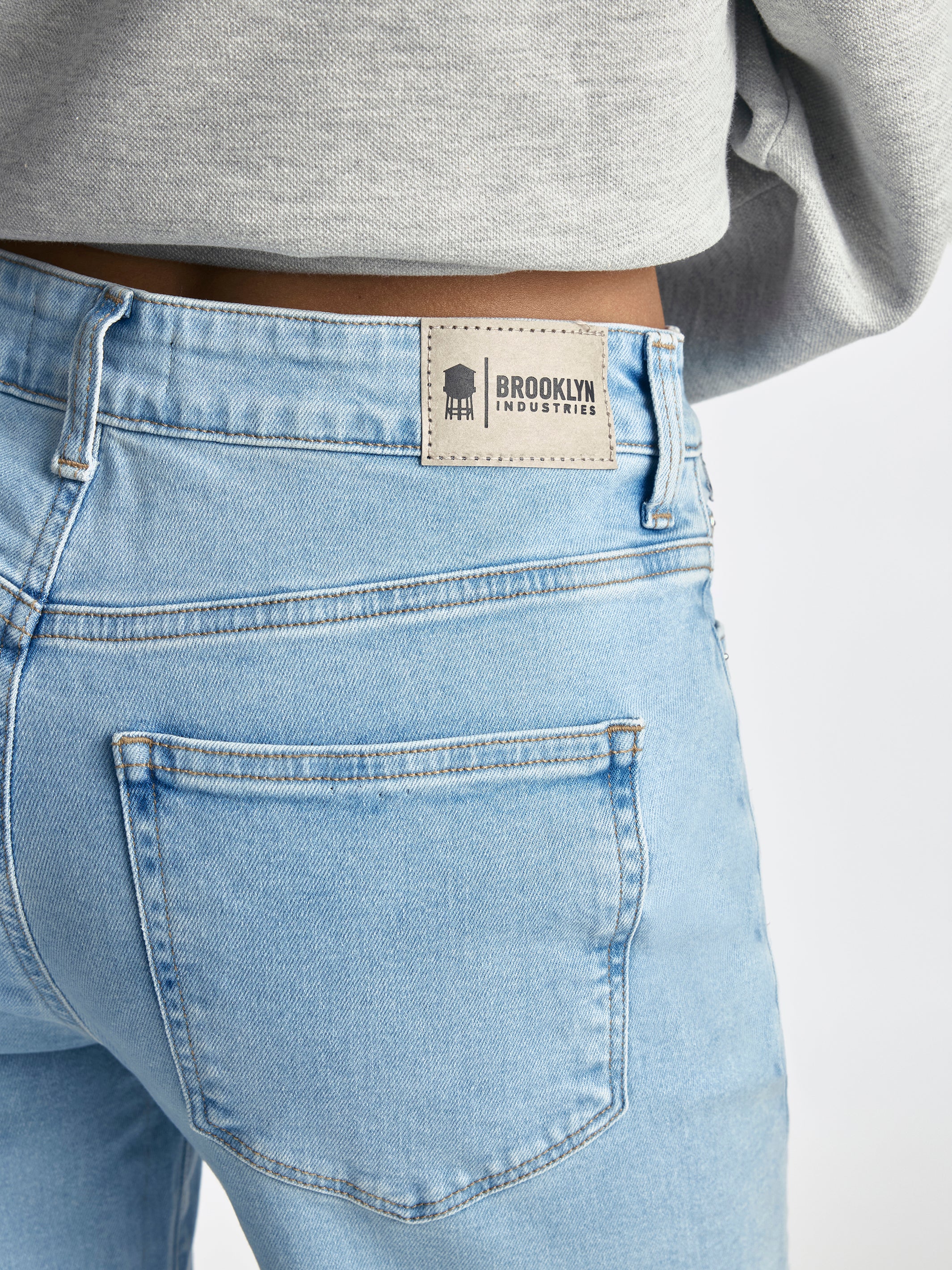 Brooklyn Industries Women's Park High Rise Wide Leg Jeans in