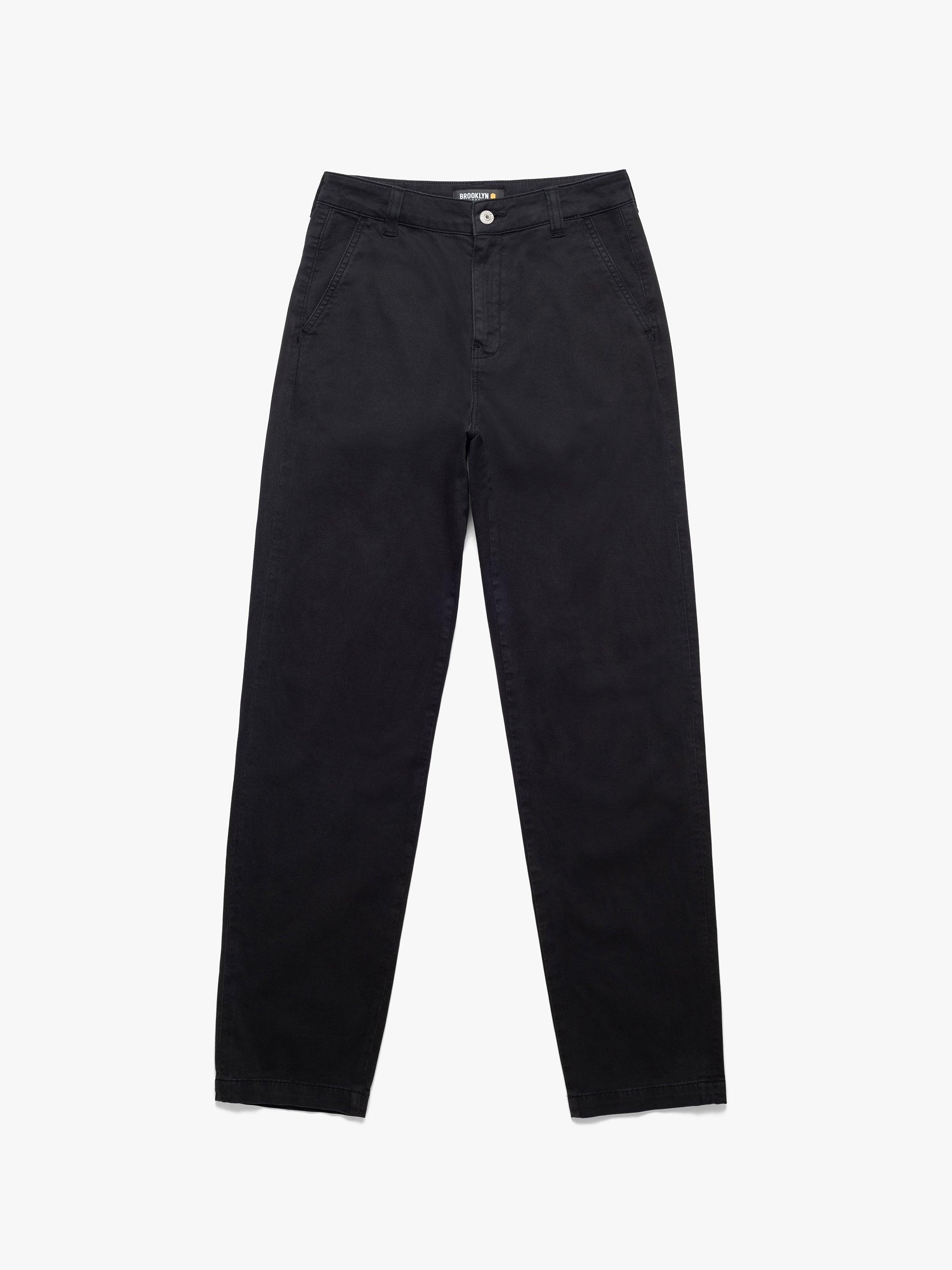 Women's Chino Pant In Black Twill - BROOKLYN INDUSTRIES