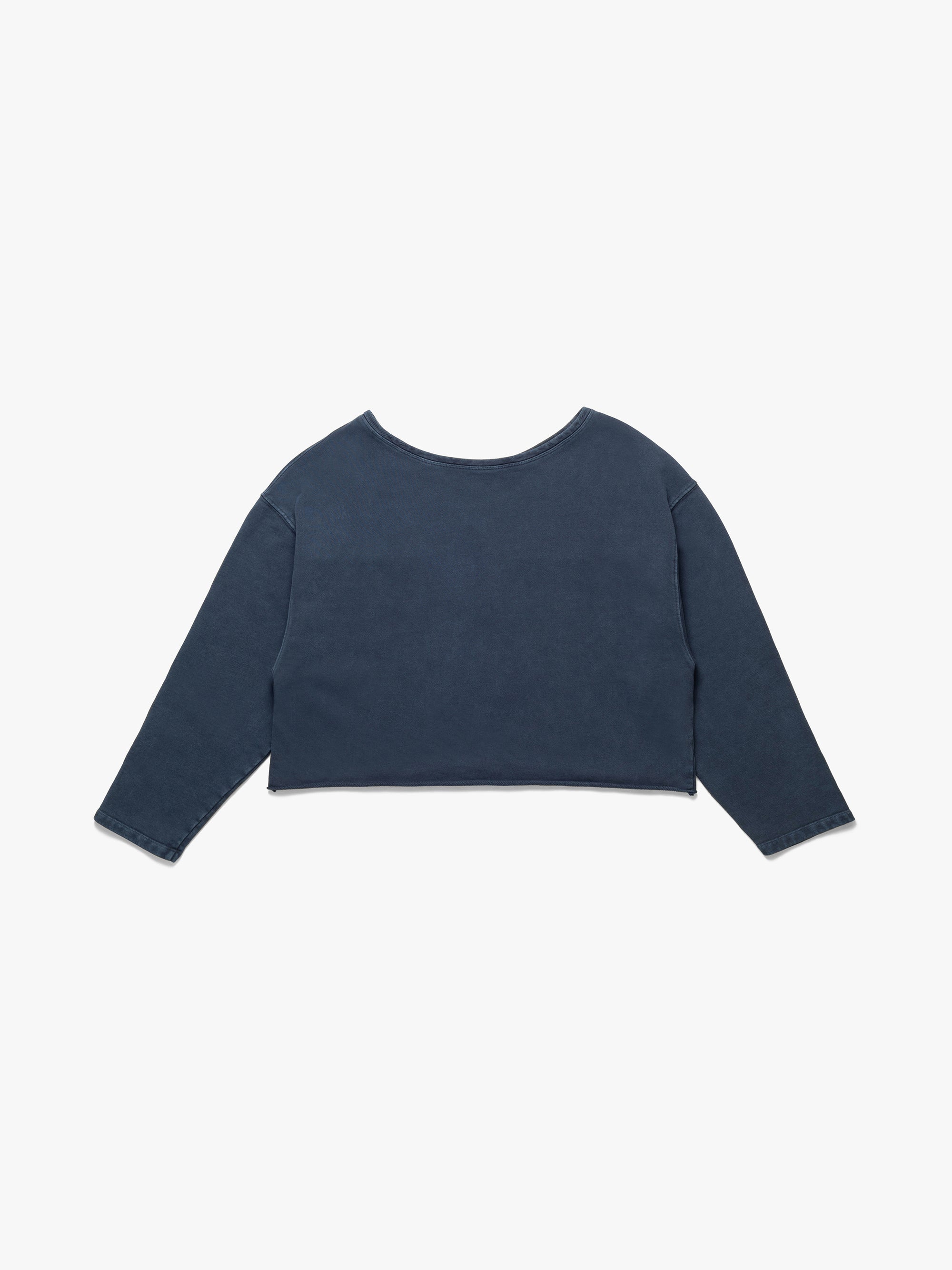 Women's Fulton Crew Neck Sweatshirt In Graphite - BROOKLYN INDUSTRIES