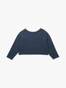 Women's Fulton Crew Neck Sweatshirt In Graphite - BROOKLYN INDUSTRIES