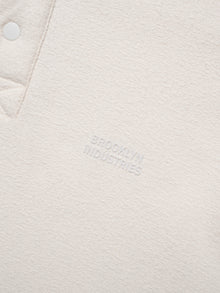 Men's Brooklyn Half Buttoned Sweatshirt in Turtledove - BROOKLYN INDUSTRIES