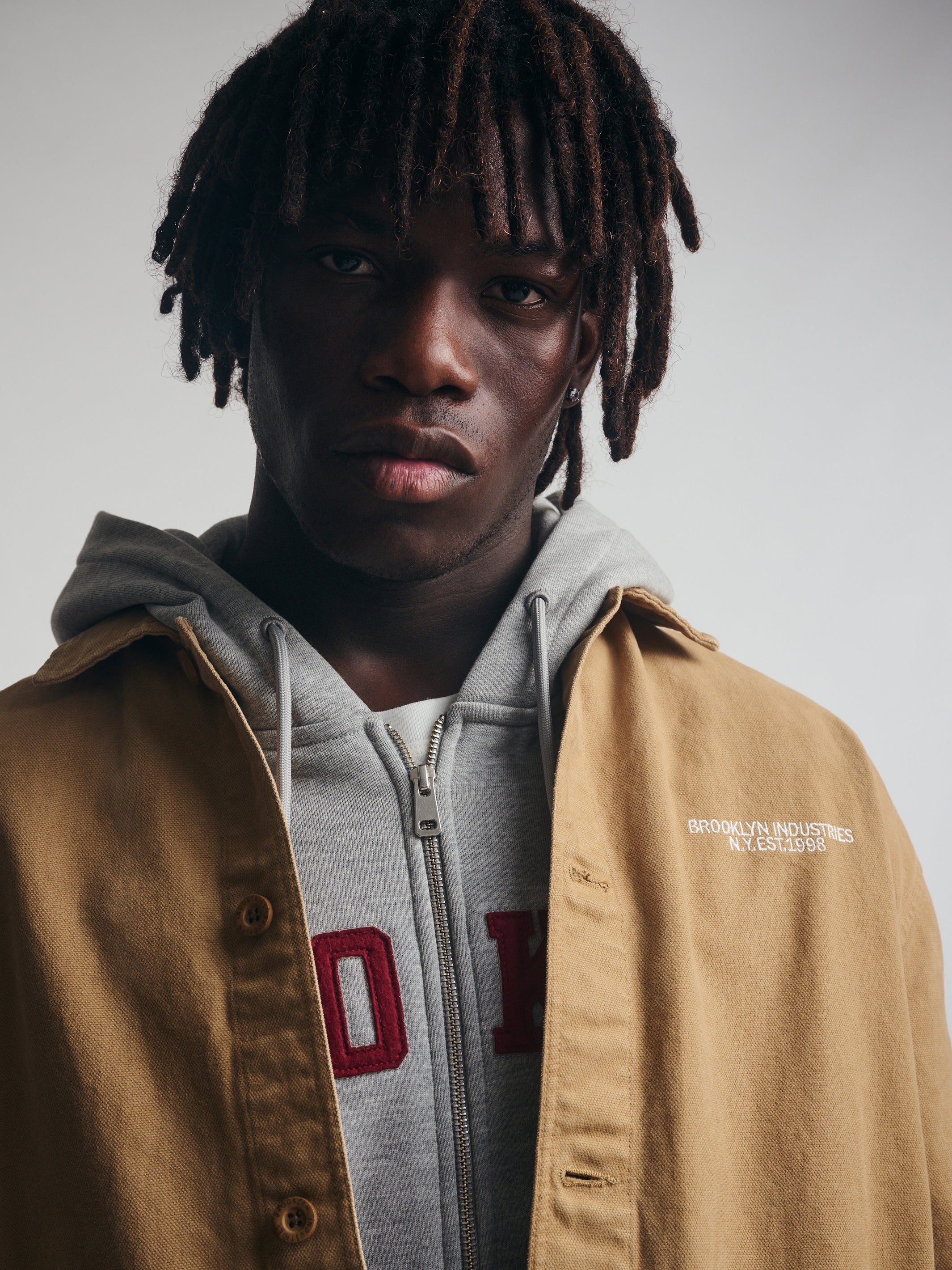 Men's Shacket In Kelp - BROOKLYN INDUSTRIES
