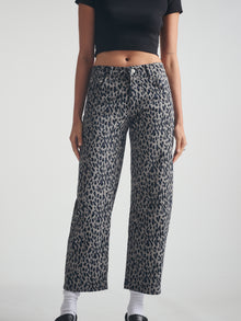 Women's Cargo Pants in Smoke Leo Twill - BROOKLYN INDUSTRIES