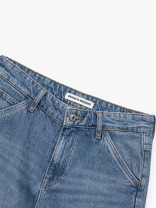 Women's Utility Jeans in Indigo Brushed Denim