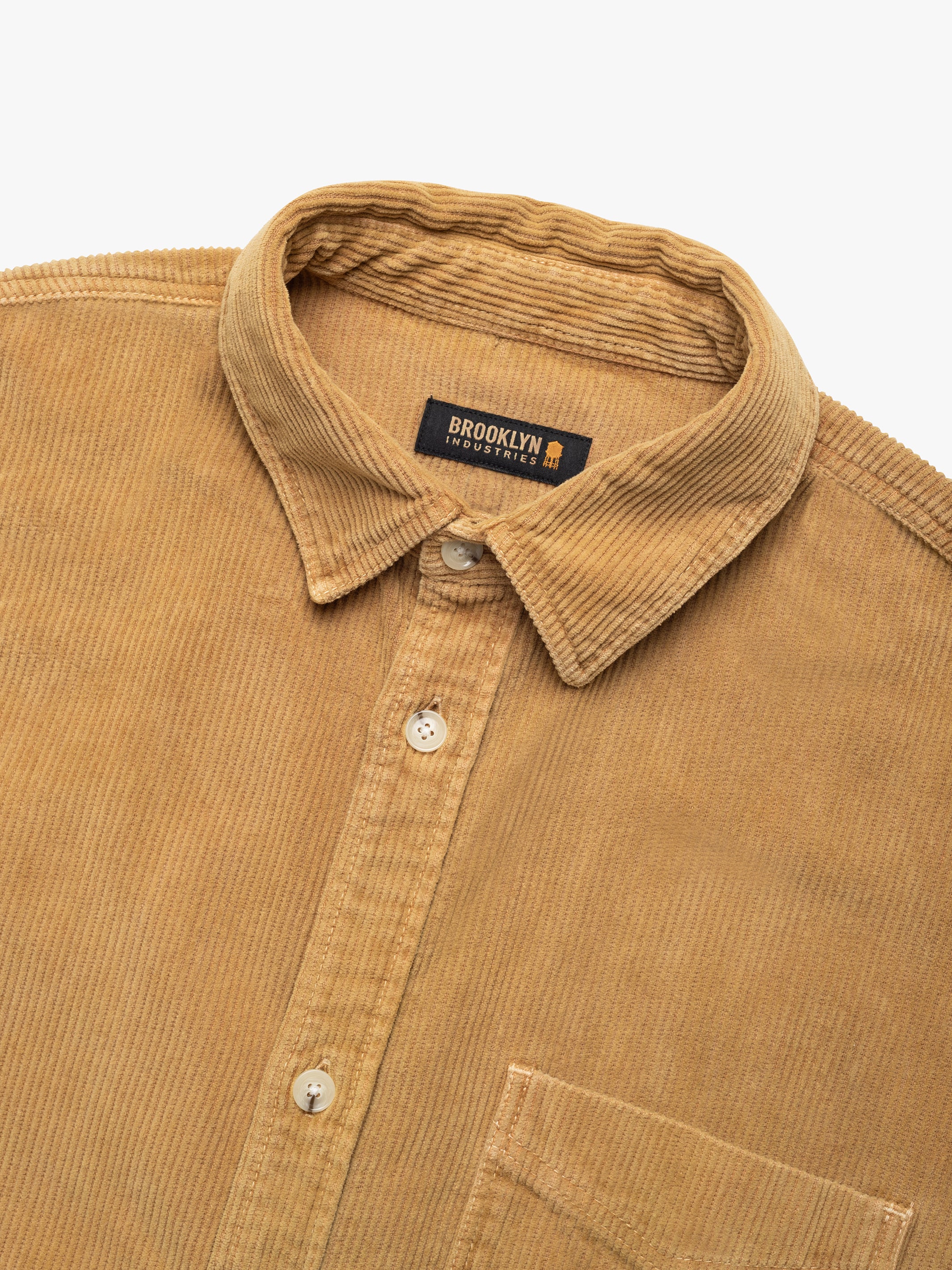 Men's Corduroy Overshirt In Wood Thrush - BROOKLYN INDUSTRIES