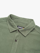 Men's Long Sleeve Corduroy Shirt In Agave Green - BROOKLYN INDUSTRIES