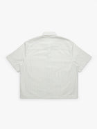 Men's Brooklyn Striped Short Sleeve Shirt In Bel Air Blue - BROOKLYN INDUSTRIES