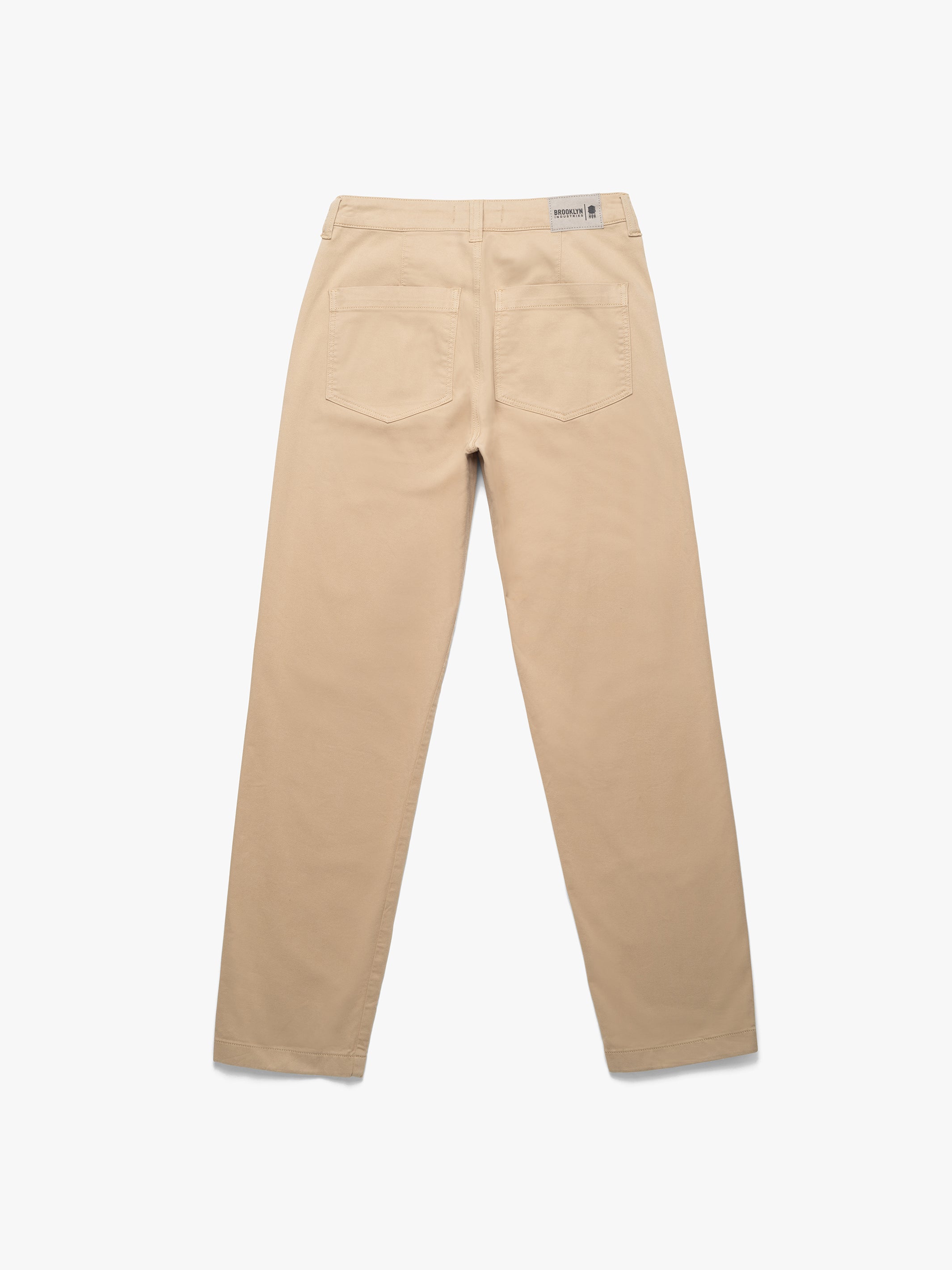 Women's Chino Pant In Brown Twill - BROOKLYN INDUSTRIES