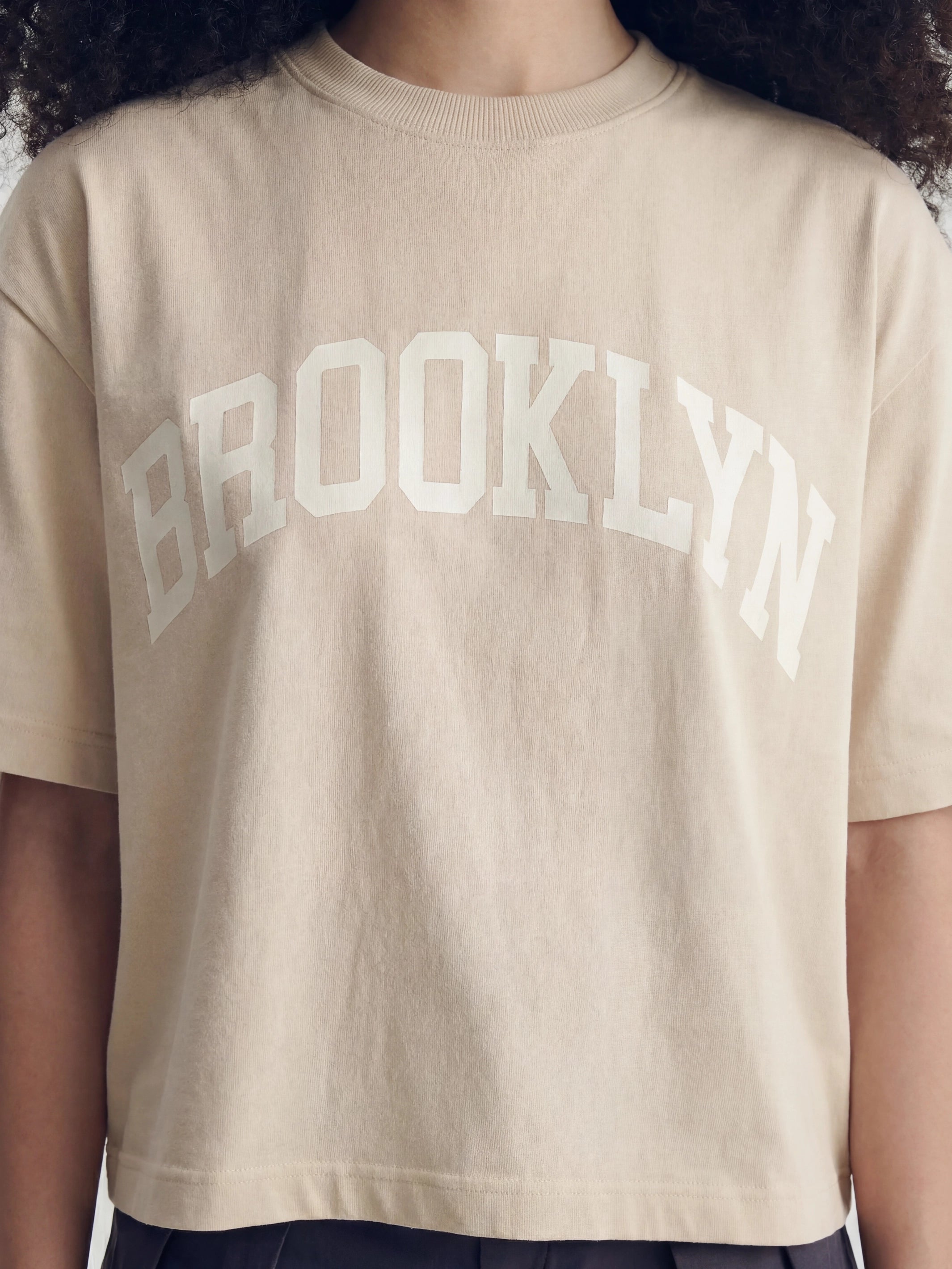 Women's Brooklyn T-Shirt in Sandshell - BROOKLYN INDUSTRIES