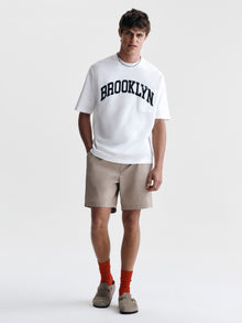 Men's Brooklyn Pocket T-Shirt in White - BROOKLYN INDUSTRIES