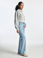 Park High Rise Wide Leg Jeans in Bleached Denim - BROOKLYN INDUSTRIES
