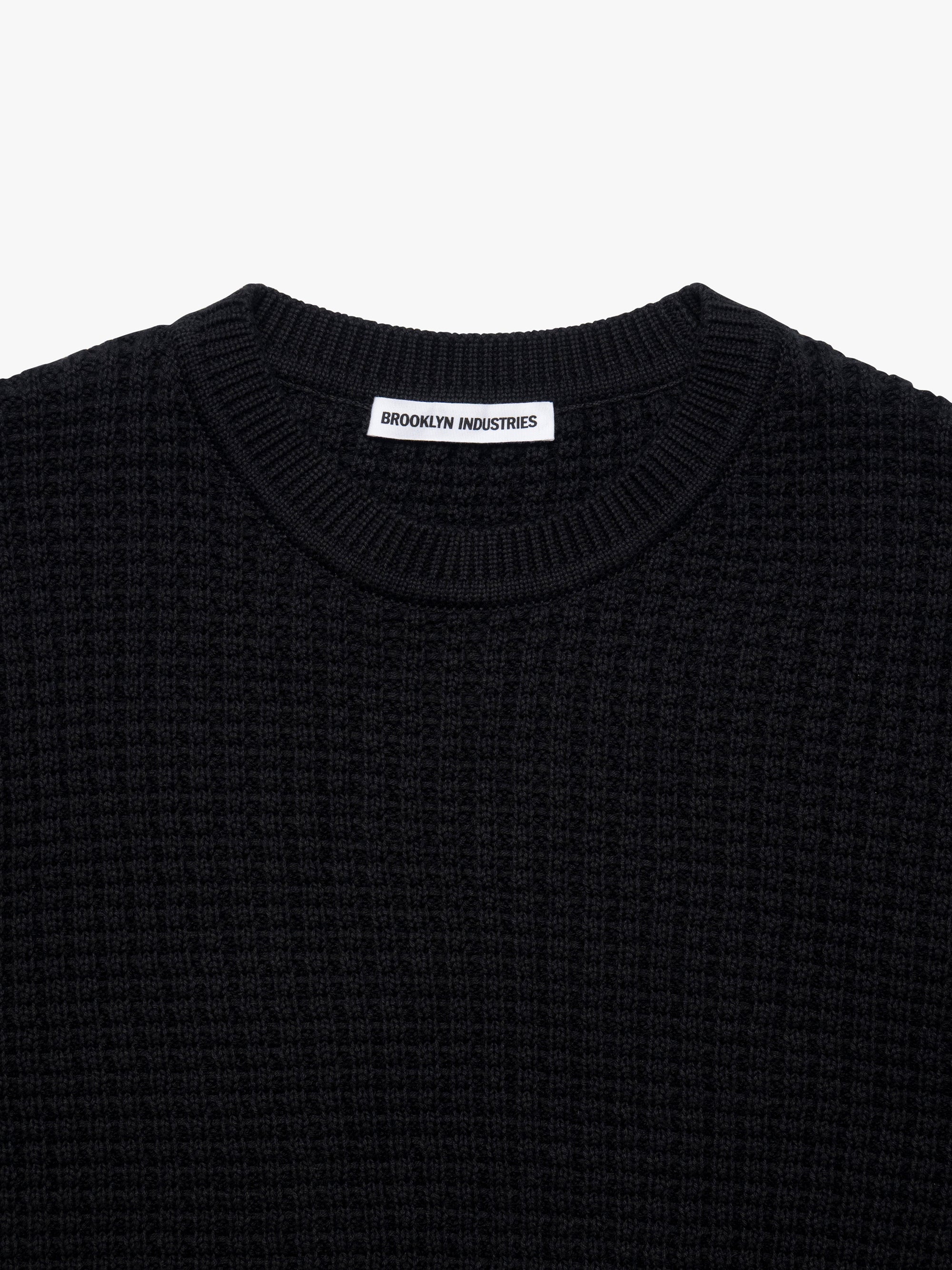 Men's Crew Neck Sweater in Black