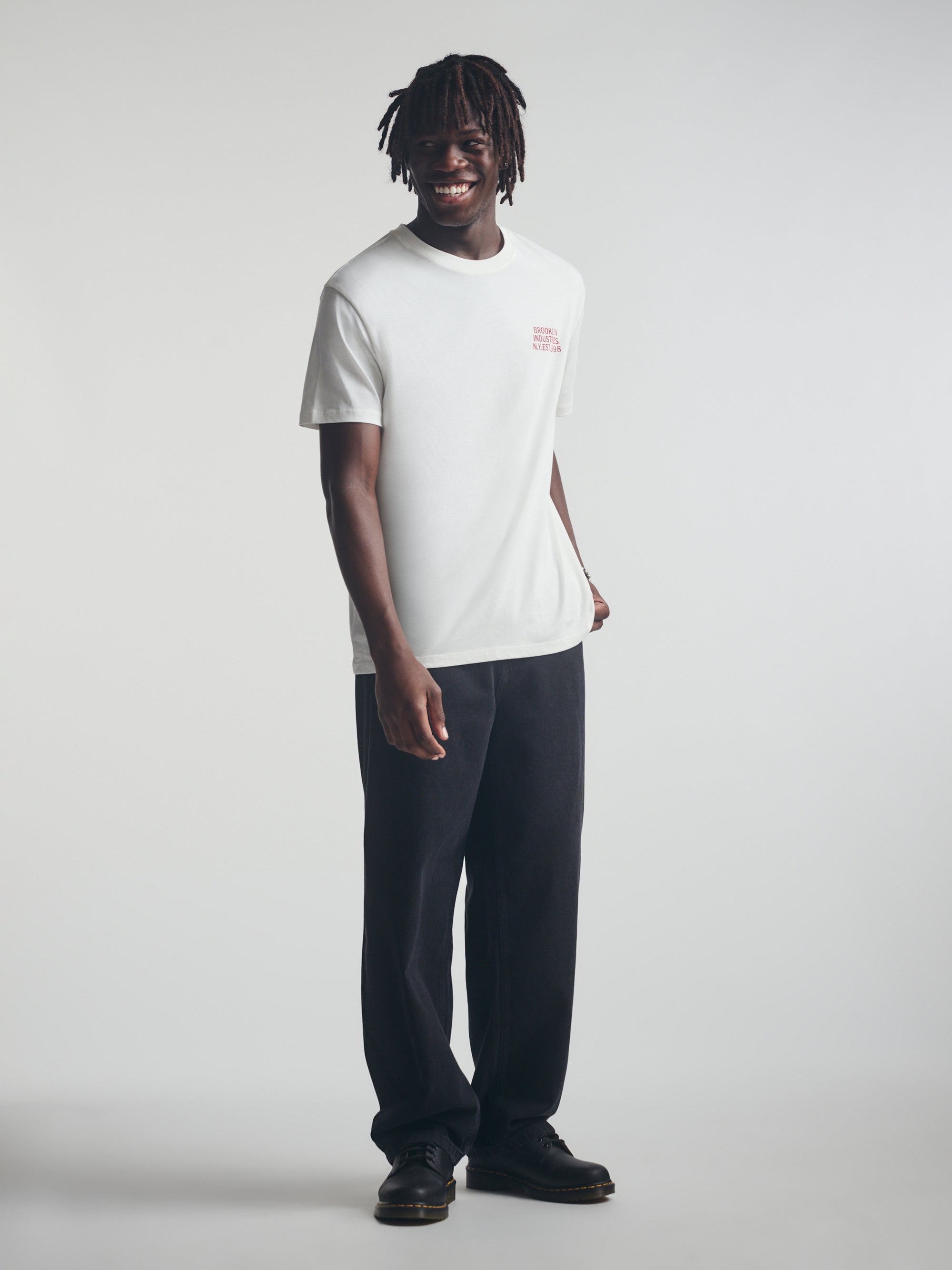 Men's Brooklyn T-Shirt In Antique White