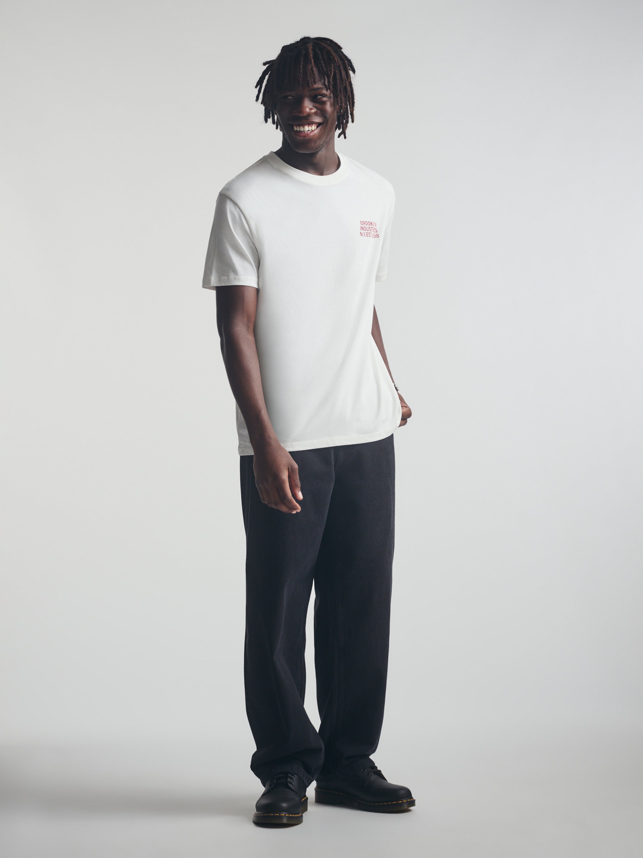 Men's Brooklyn T-Shirt In Antique White