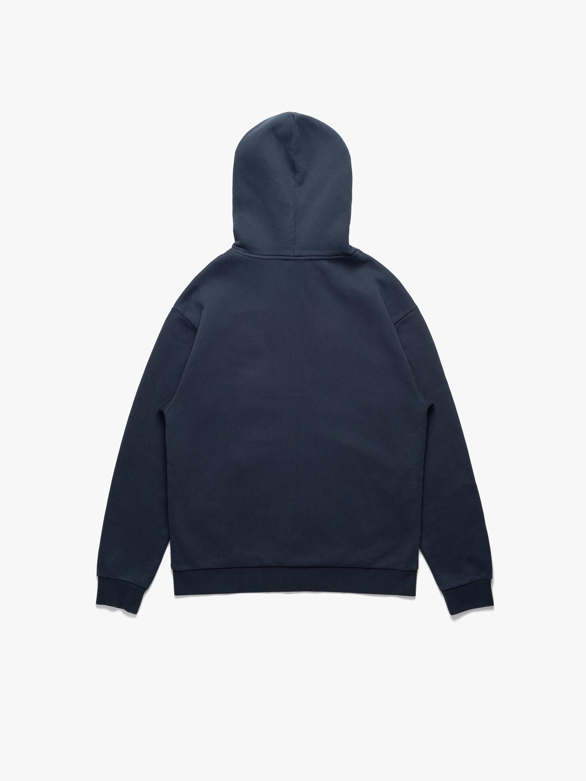 Men's Logo Zip Up Sweatshirt In Navy - BROOKLYN INDUSTRIES