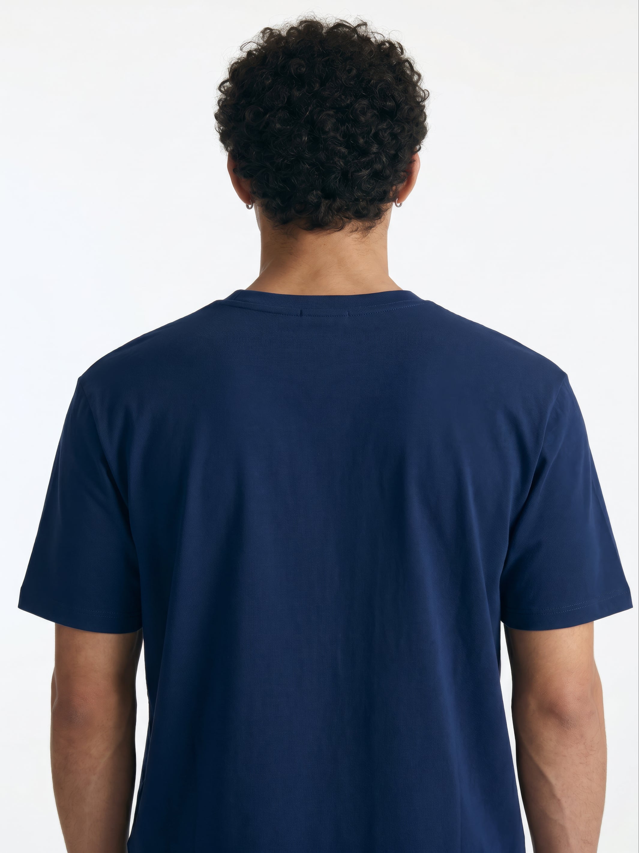 Men's Water Tower T-Shirt in Navy Peony - BROOKLYN INDUSTRIES