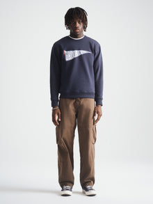 Men's Brooklyn Varsity Sweatshirt in Blueberry