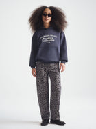 Women's Brooklyn 1988 Hoodie in Blueberry - BROOKLYN INDUSTRIES