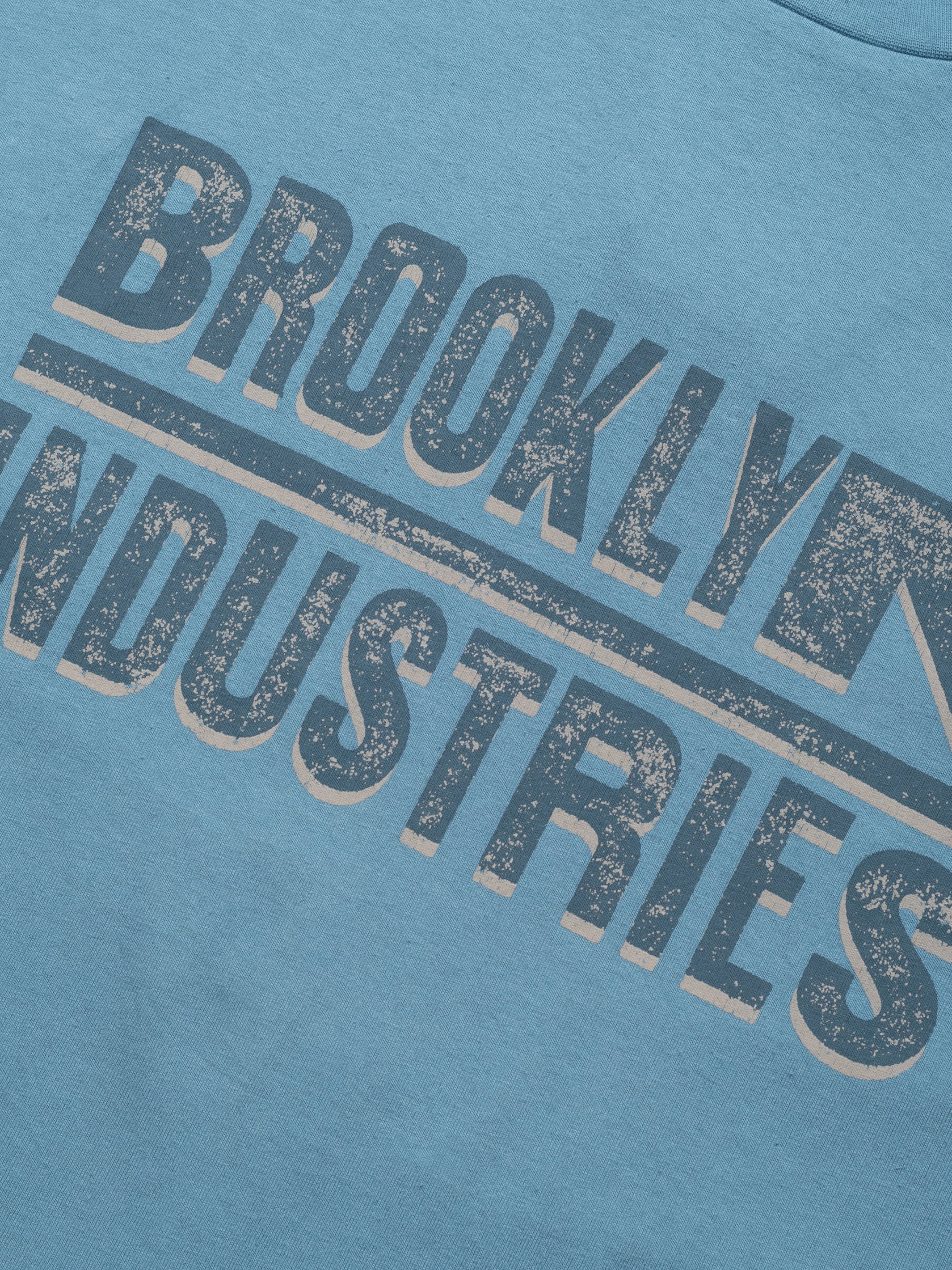 Men's Brooklyn Vintage T-Shirt In Blue Shadow - BROOKLYN INDUSTRIES