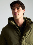 Men's Commuter Puffer In Grape Leaf - BROOKLYN INDUSTRIES