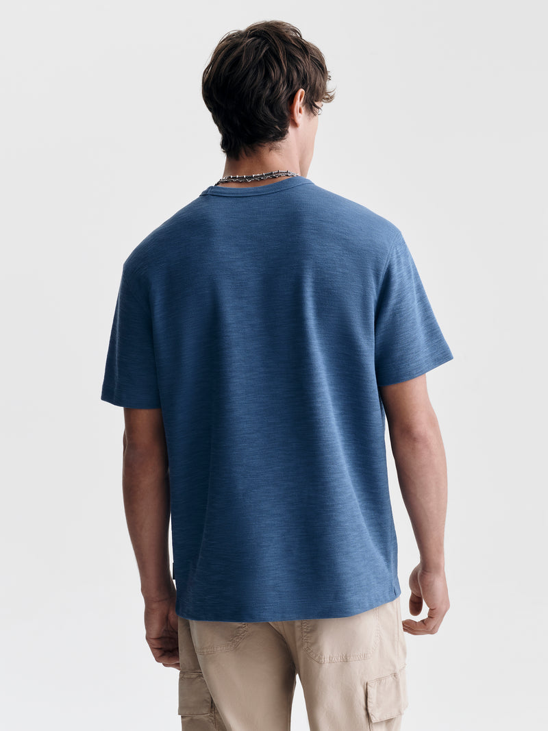 Men's Basic T-Shirt in Bijou Blue - BROOKLYN INDUSTRIES
