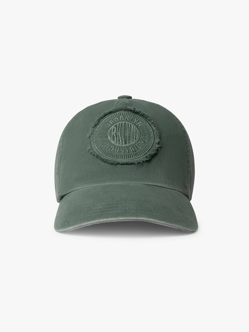 Brooklyn Logo Cap in Silver Pine - BROOKLYN INDUSTRIES