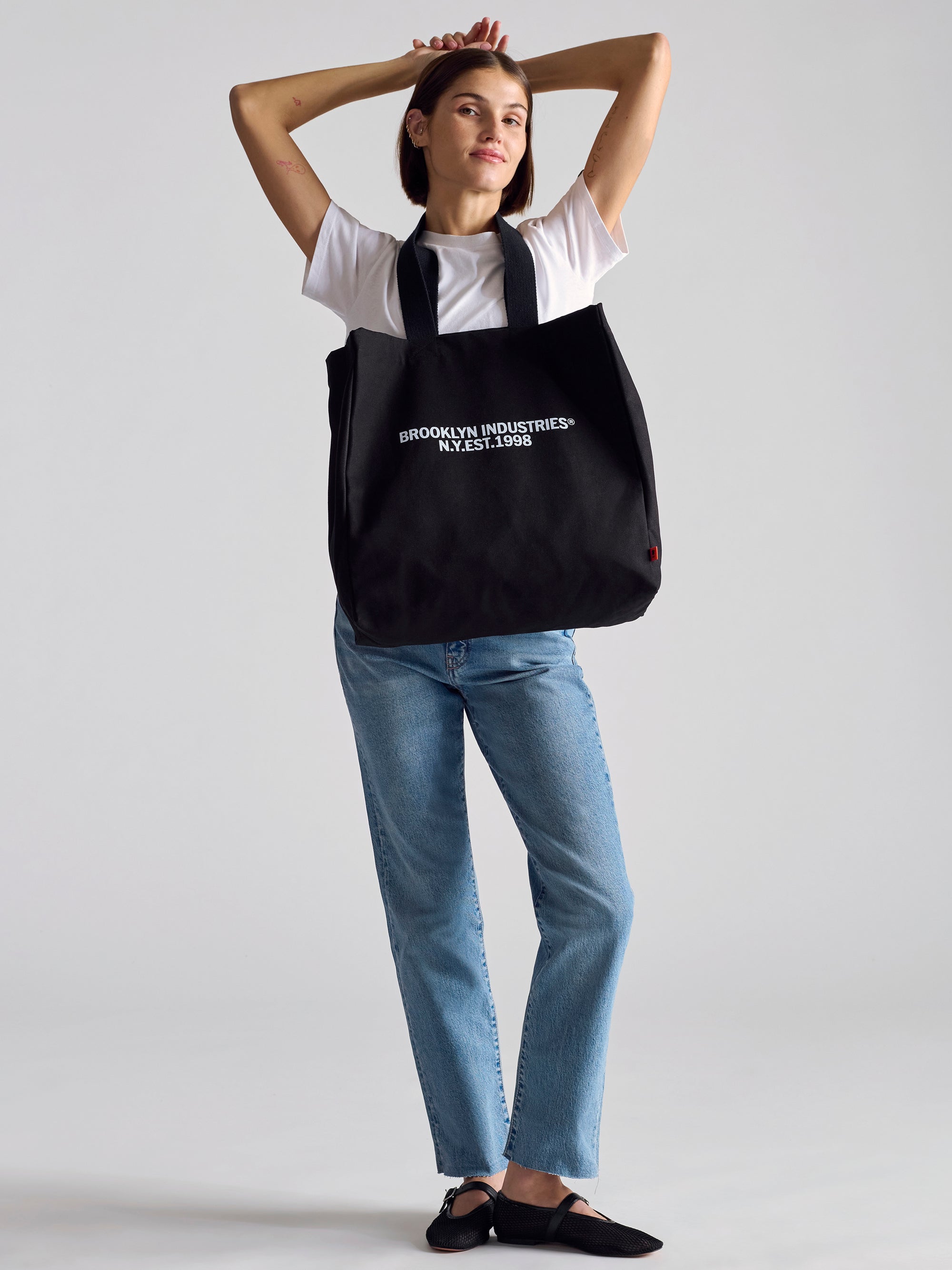 Brooklyn 1998 Tote Bag in Black - BROOKLYN INDUSTRIES