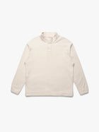 Men's Brooklyn Half Buttoned Sweatshirt in Turtledove - BROOKLYN INDUSTRIES