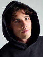 Men's Brooklyn Vintage Hooded Sweatshirt In Black - BROOKLYN INDUSTRIES