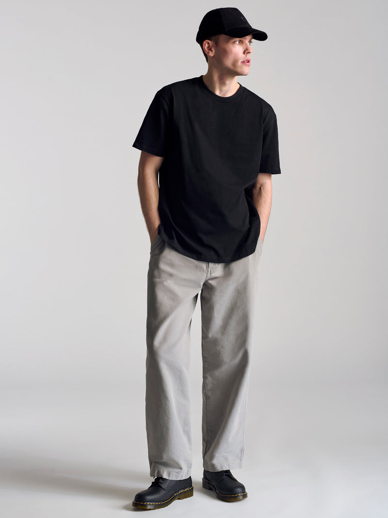 Men's Basic T-Shirt In Black - BROOKLYN INDUSTRIES