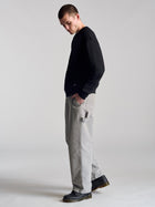 Men's Hoyt Crew Neck Sweatshirt In Black - BROOKLYN INDUSTRIES