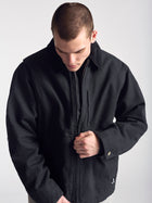 Men's Canvas Jacket In Pirate Black - BROOKLYN INDUSTRIES