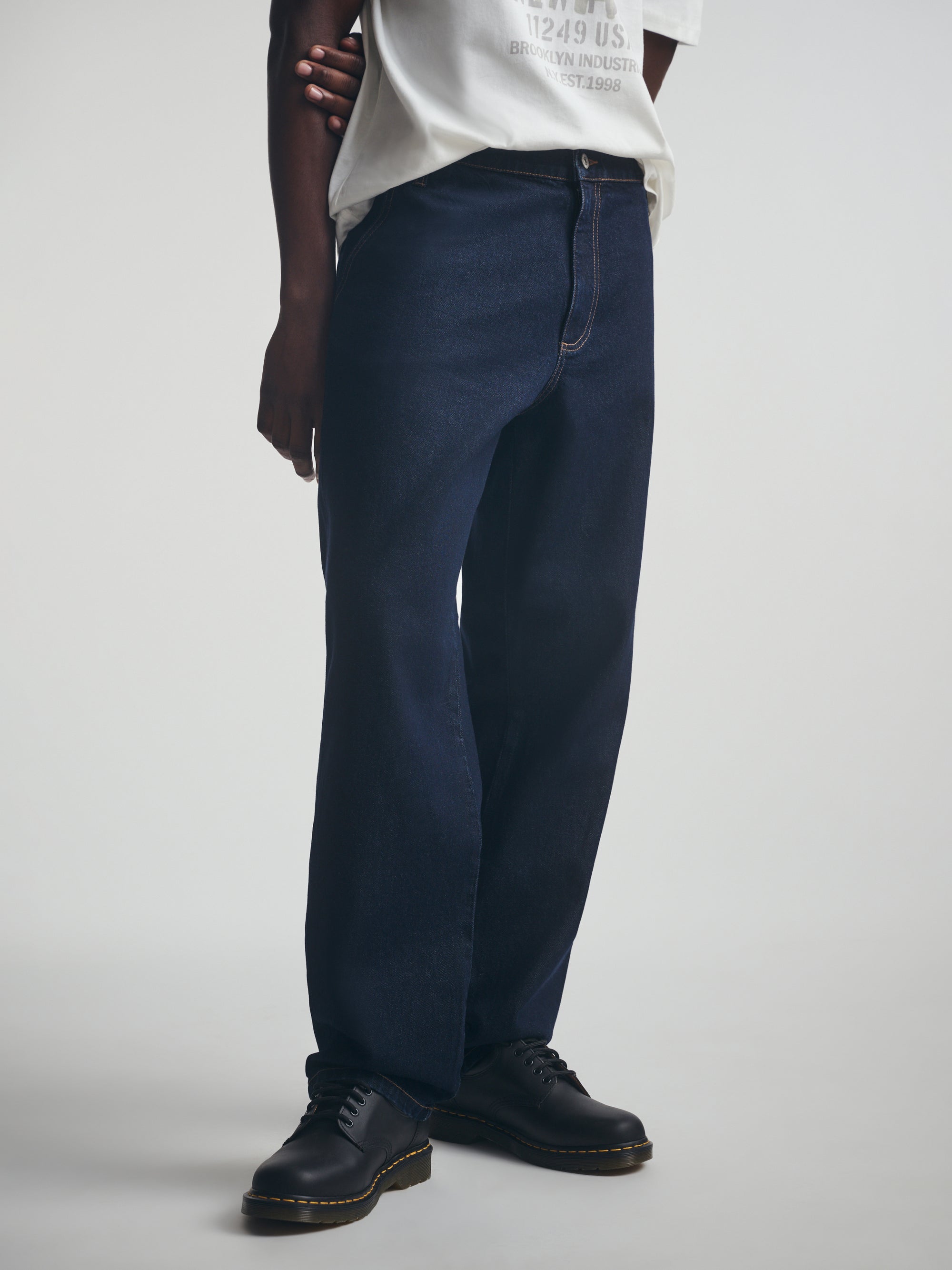 Men's Utility Jeans in Rinse Denim - BROOKLYN INDUSTRIES