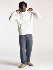 Men's Montrose Hooded Sweatshirt In Antique White - BROOKLYN INDUSTRIES