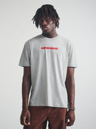 Men's Live Work Create T-Shirt in Mid Grey Melange