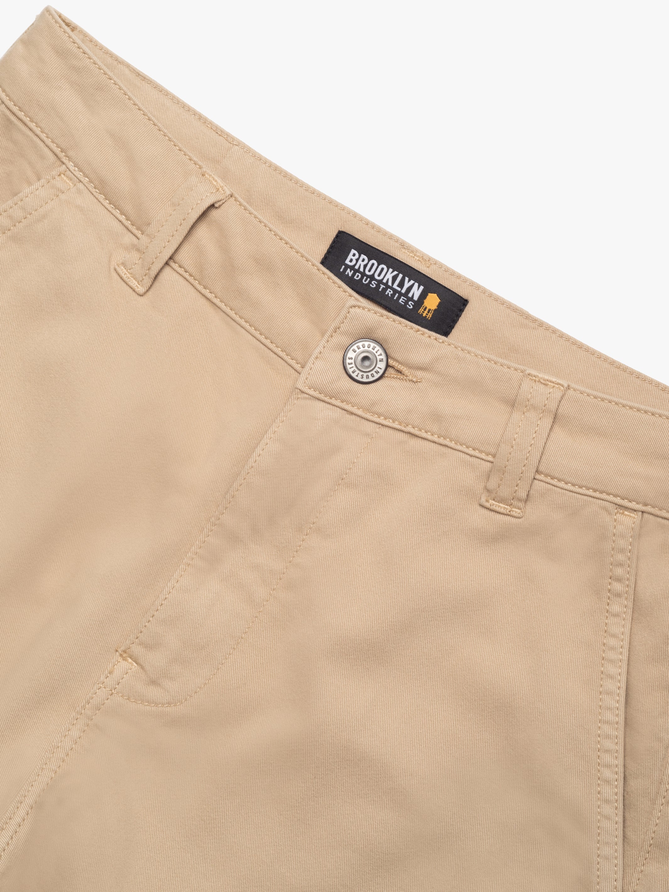 Women's Chino Pant In Brown Twill - BROOKLYN INDUSTRIES