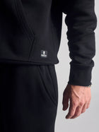 Men's Montrose Zip Up Hooded Sweatshirt In Black - BROOKLYN INDUSTRIES