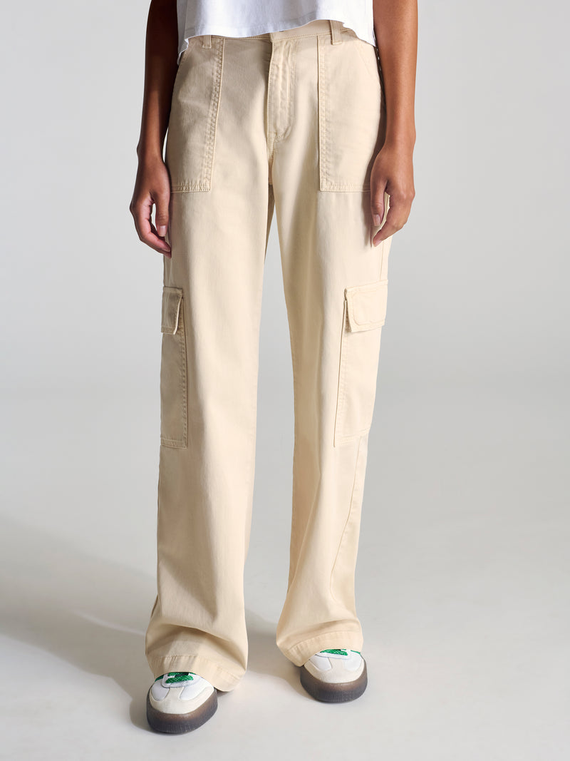 Women's Cargo Pants In French Oak Twill - BROOKLYN INDUSTRIES