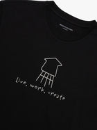 Men's Brooklyn Water Tower Graphic T-Shirt In Black - BROOKLYN INDUSTRIES