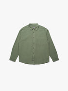 Men's Long Sleeve Corduroy Shirt In Agave Green - BROOKLYN INDUSTRIES