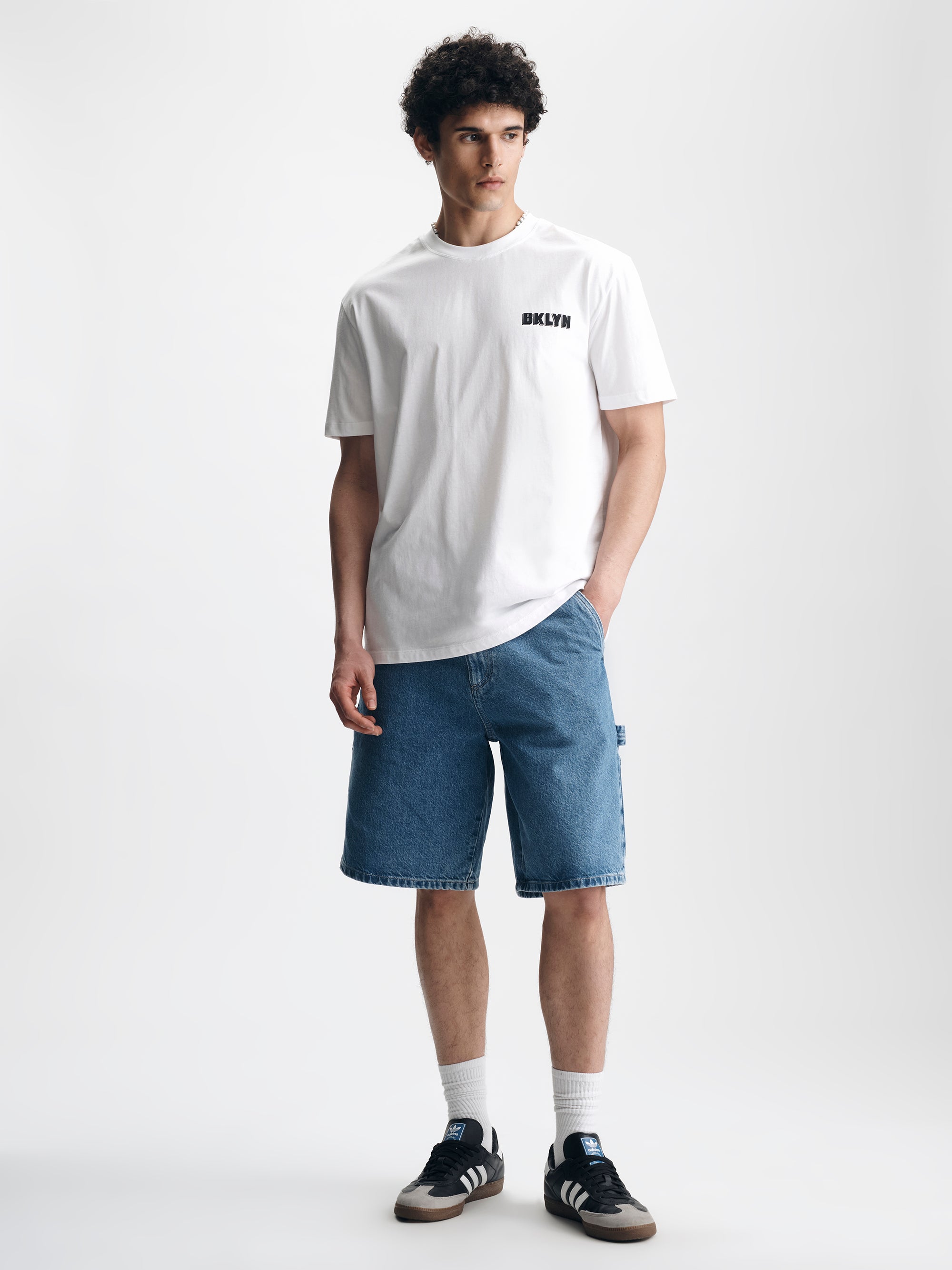 Men's BKLYN T-Shirt in White - BROOKLYN INDUSTRIES