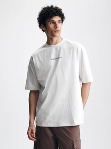 Men's Water Tower T-Shirt in White Onyx - BROOKLYN INDUSTRIES