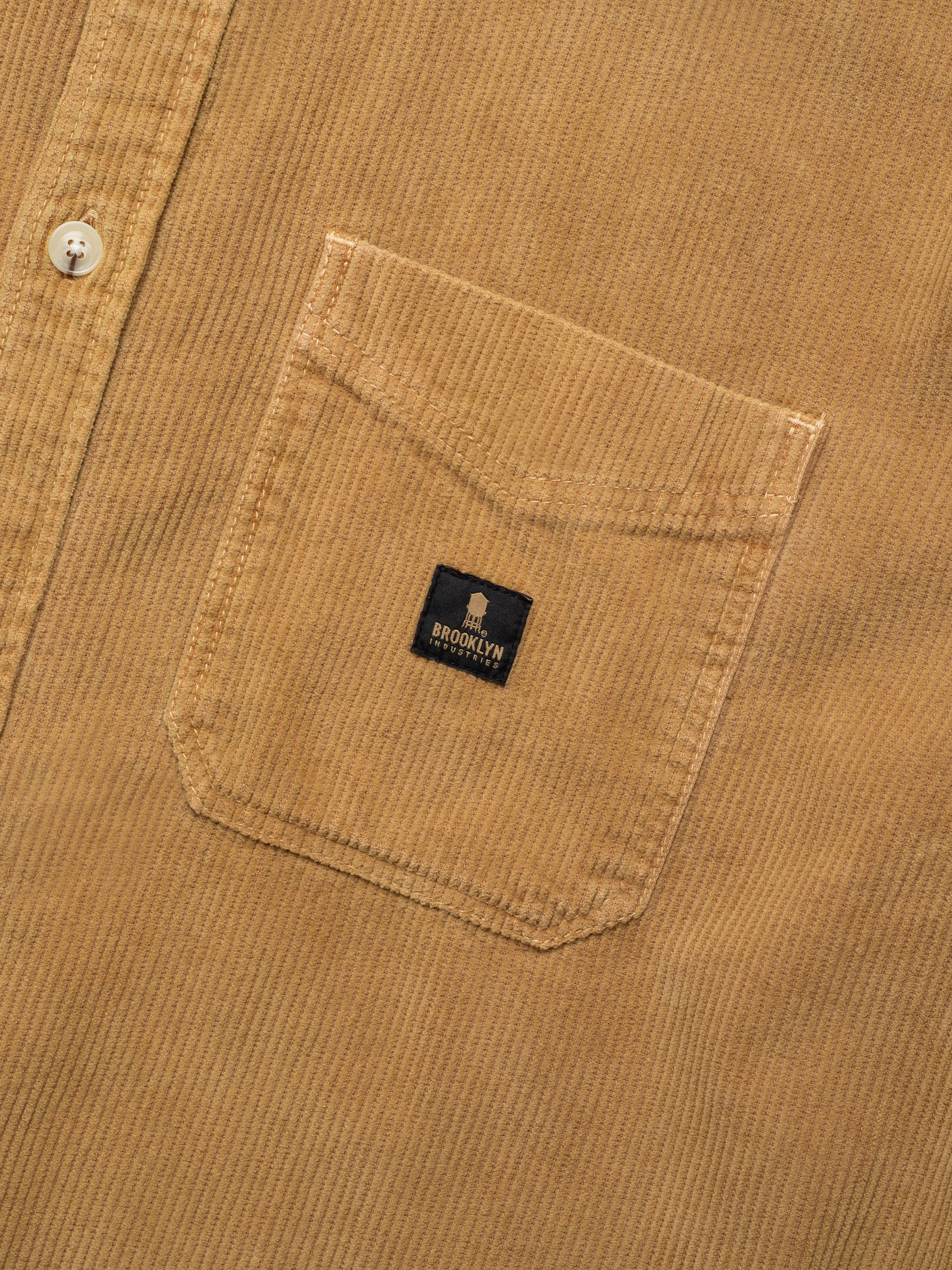 Men's Corduroy Overshirt In Wood Thrush - BROOKLYN INDUSTRIES