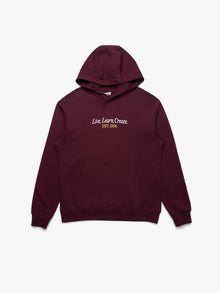 Men's Live Work Create Sweatshirt In Windsor Wine - BROOKLYN INDUSTRIES